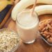 Smoothie Banana + Oats + Milk Almond Milk